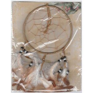 Lakota Dreamcatcher Feather Beaded Faux Leather